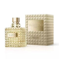 Valentino perfume bottle and packaging on a white background