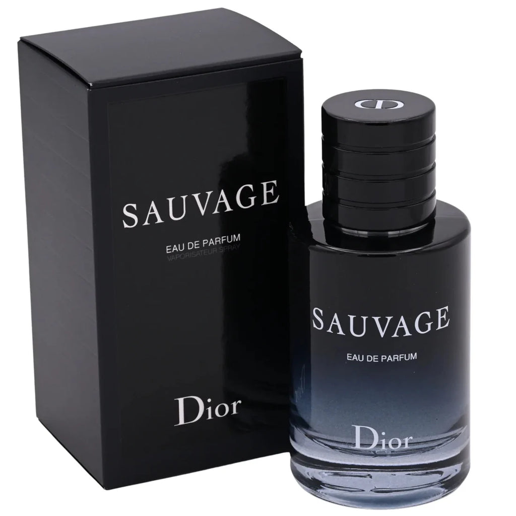 Dior Sauvage Eau de Parfum bottle and packaging on a white background